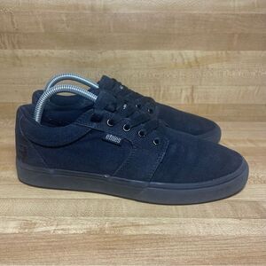 Men’s Etnies Skater Canvas Shoes Black Size 8 Skateboarding Sneaker ETF20MVL012A